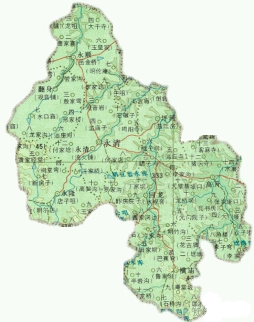 安岳县永清区地图