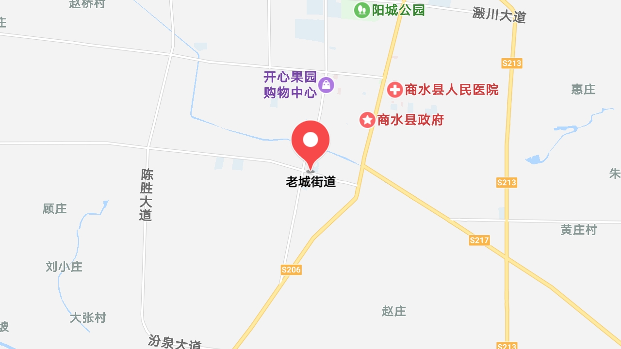 老城街道(河南省周口市商水县老城办事处):地图信息