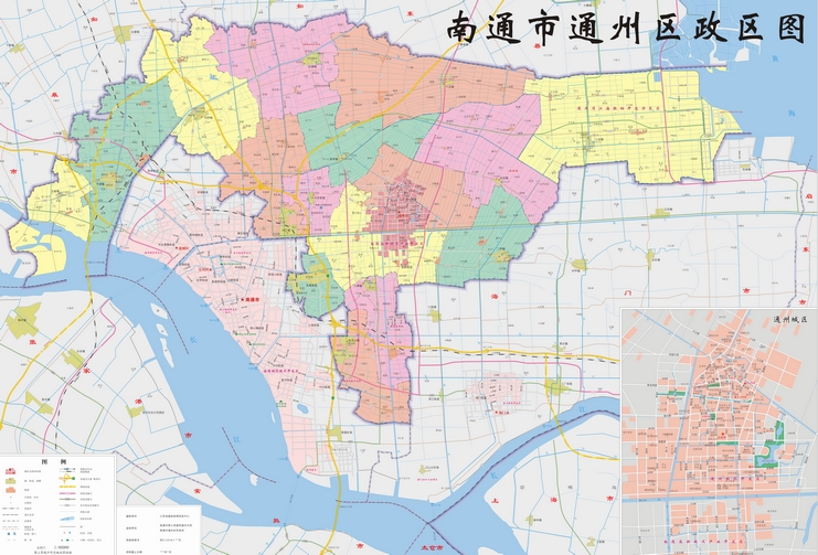 江苏 省 南通 市  行政区划 区划沿革 1949年10月,南通县设12个区159