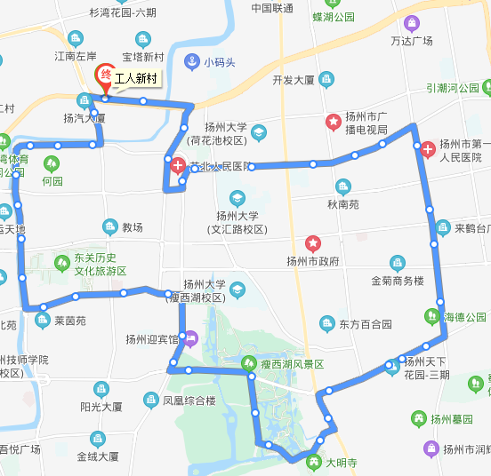 扬州公交28路:线路运营信息,扬州28路(晚)公车路线[]