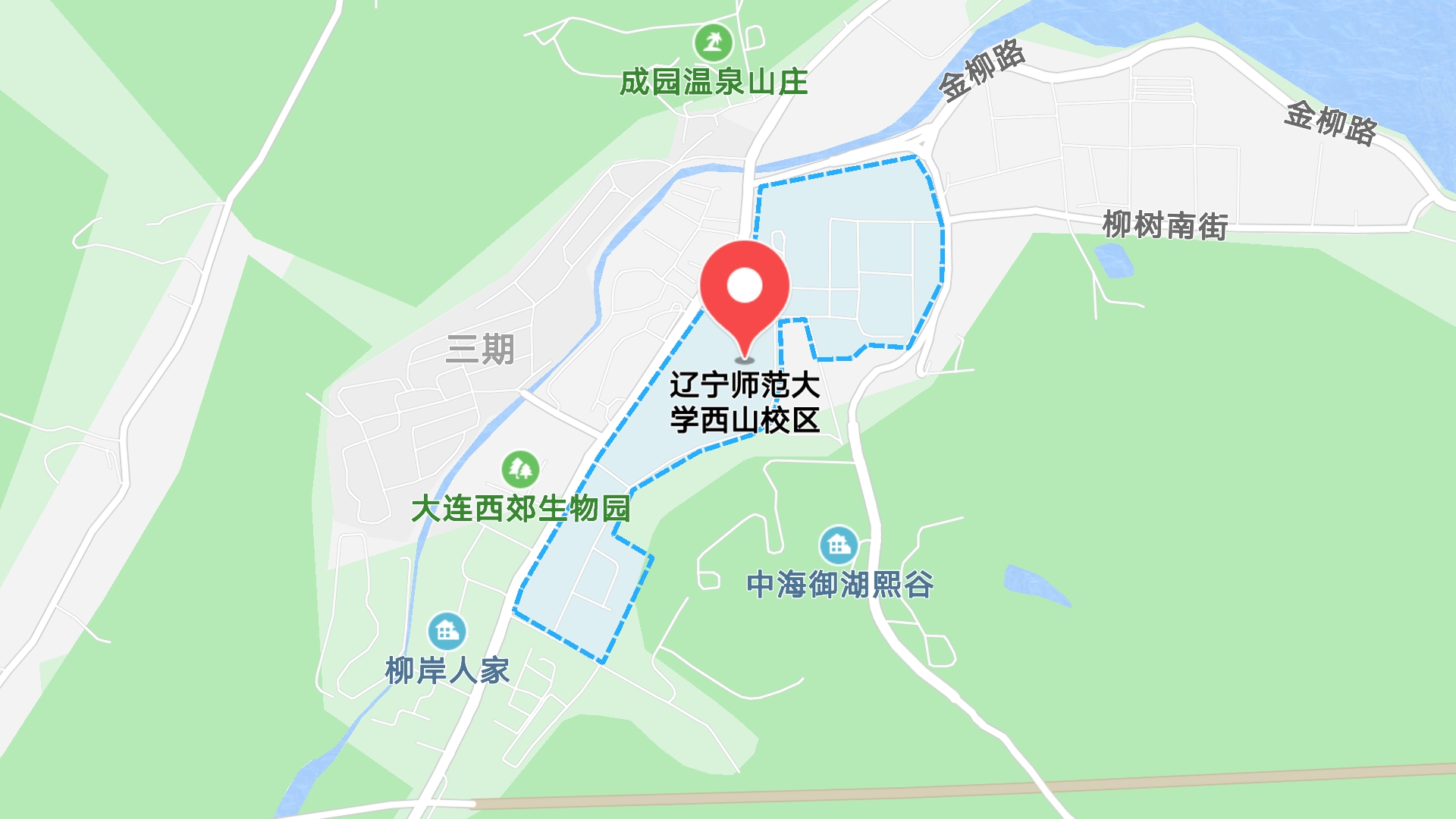 辽宁师范大学西山湖校区:地图信息,_中文百科全书