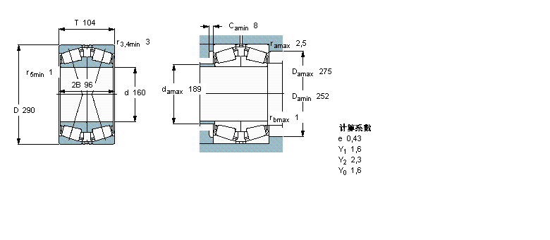 SKF 30232J2/DF軸承