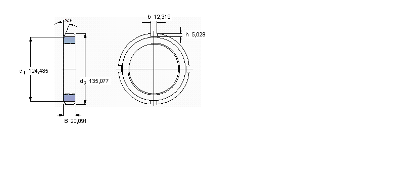 SKF N022軸承