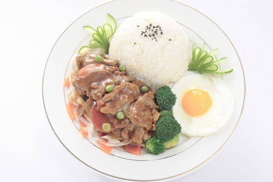 火腿牛肉飯