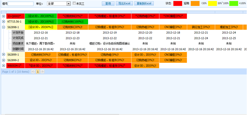 模具管理系統