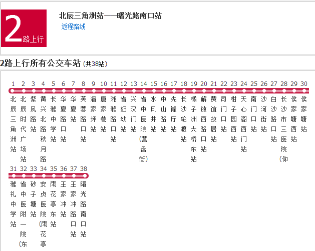 長沙公交2路