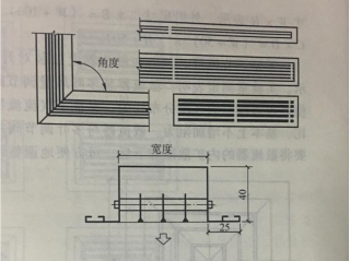 圖4  條縫型格柵風口