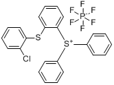 己氟磷酸(1-)[[（氯苯基）硫代]苯基]二苯基鋶鹽