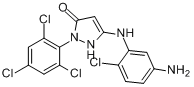 1-（2\x27,4\x27,6\x27-三氯苯基）-3-（2\x27-氯-5\x27-氨基苯胺基）-5-吡唑酮