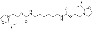 1,6-亞己基雙-氨基甲酸-二-2-[2-（1-甲基乙基）-3-惡唑烷基-乙基]酯