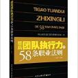 提高團隊執行力的58條職業法則