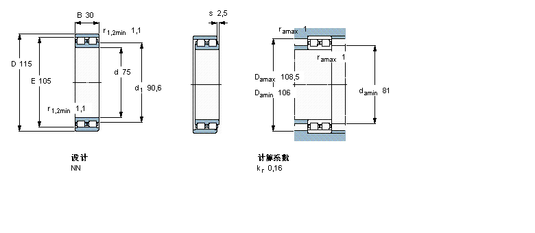 SKF NN3015TN/SP軸承