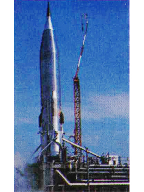 SM-65F飛彈發射（帶高級彈道重返大氣層再入器）