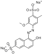 6-羥基-5-[（2-甲氧基-5-甲基-4-磺苯基）偶氮]2-萘磺酸二鈉鹽