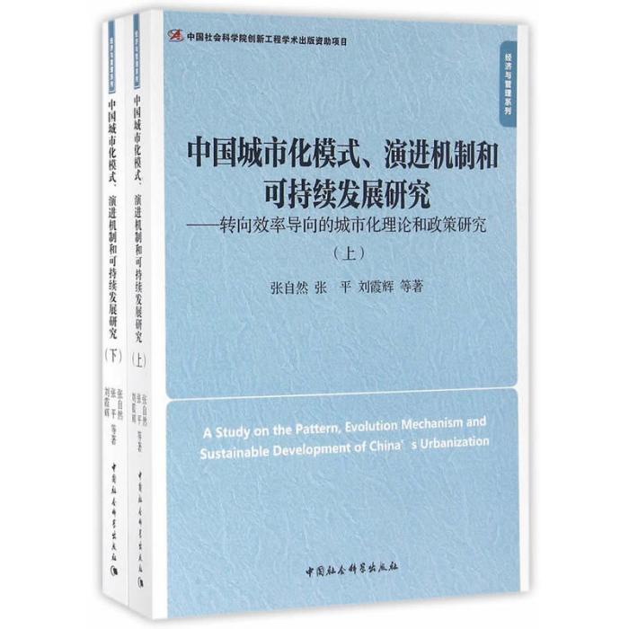 中國城市化模式、演進機制和可持續發展研究