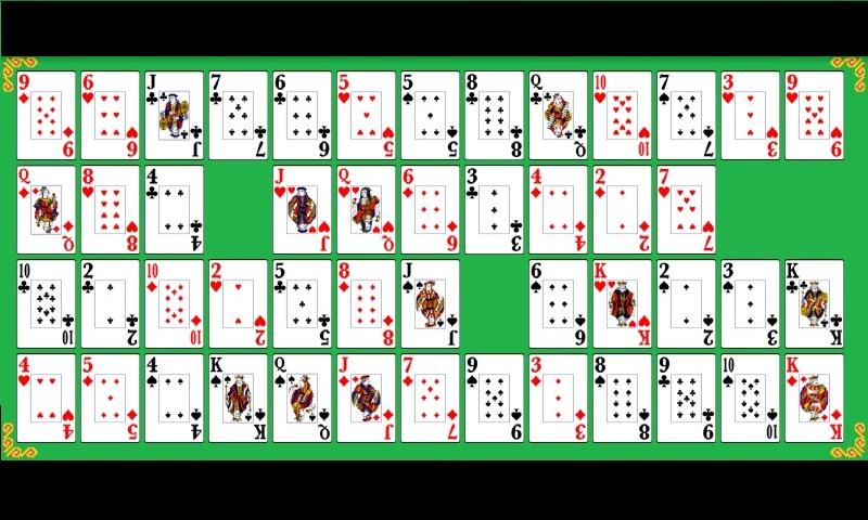 單人紙牌遊戲 Montana Solitaire