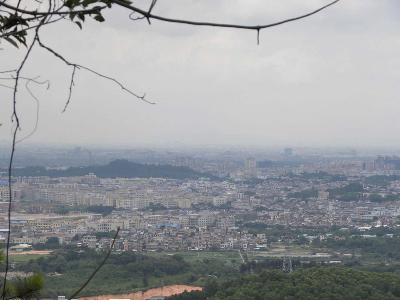 遠眺中山市城區