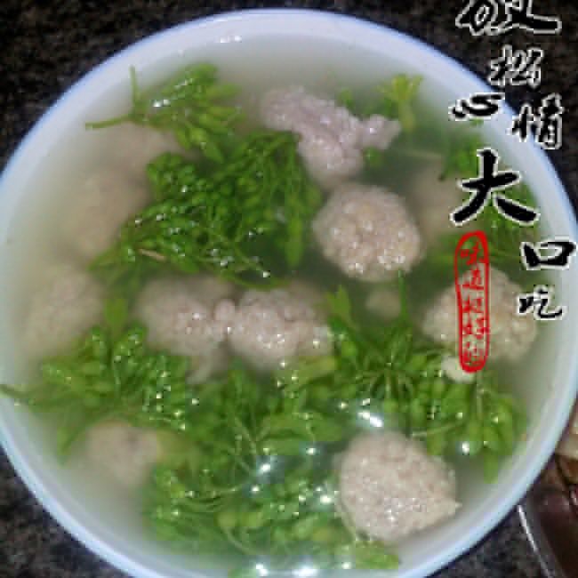 夜蘭花肉丸湯