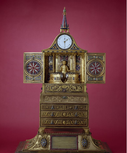 18世紀銅鍍金自開門人打鐘