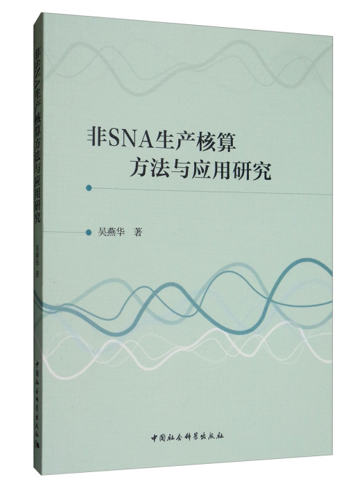 非SNA生產核算方法與套用研究