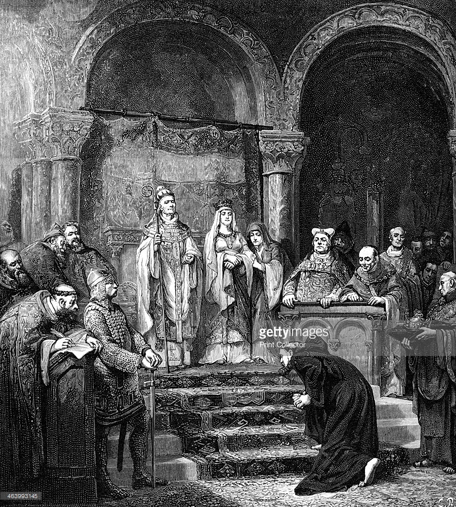 亨利四世向教皇格列高里七世懺悔