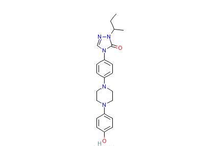 2,4-二氫-4-[4-[4-（4-羥基苯基）-1-哌嗪基]苯基]-2-（1-甲基丙基）-3H-1,2,4-三氮唑-3-酮