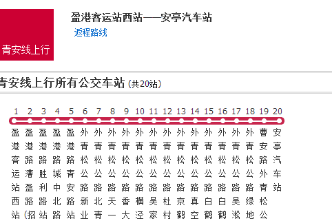 上海公交青安線