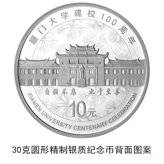 廈門大學建校100周年金銀紀念幣