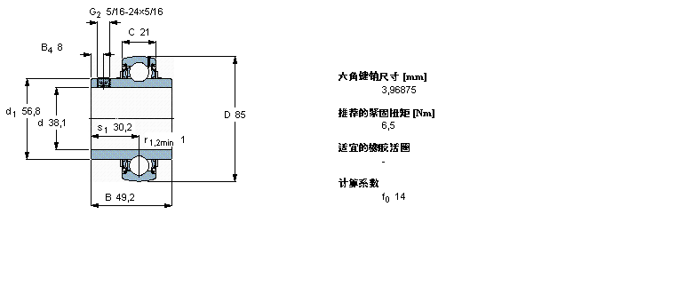 SKF YAR209-108-2F/AH軸承