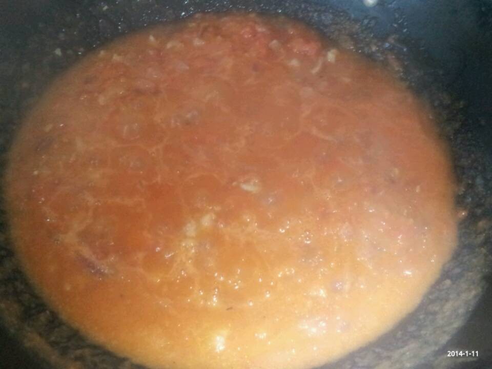 茄汁肉末意面