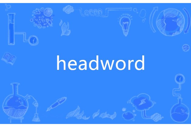 headword