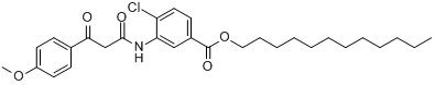 2\x27-氯-5\x27-十二烷氧羰基-2-（4-甲氧苯甲醯基）乙醯苯胺