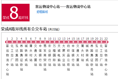 榮成公交8路