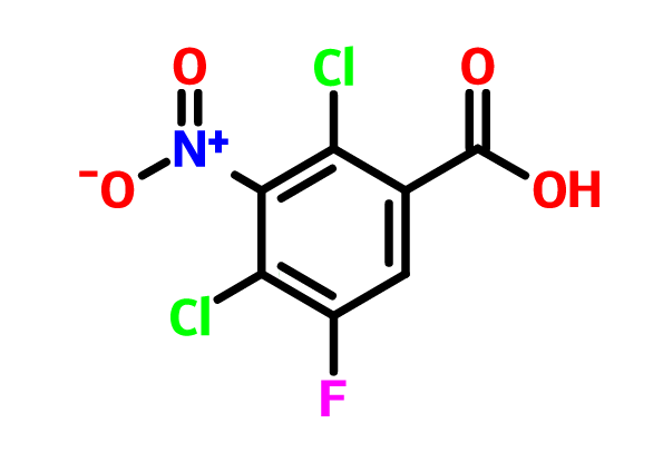 2,4-二氯-5-氟-3-硝基苯甲酸