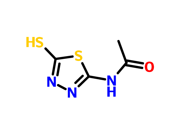 2-乙醯氨基-5-巰基-1,3,4-噻二唑