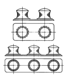 圖2 滾輪導纜器