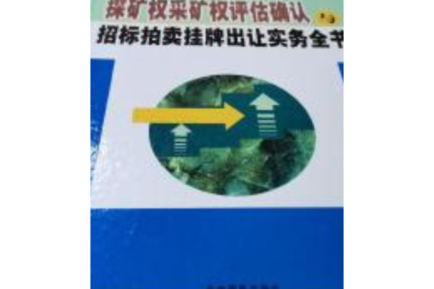 探礦權採礦權評估確認與招標拍賣掛牌出讓實務全書