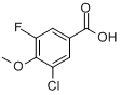 3-氯-5-氟-4-甲氧基苯甲酸