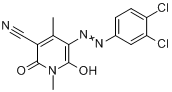 5-[（3,4-二氯苯）偶氮基]-1,2-二氫-6-羥基-1,4-二甲基-2-氧代-3-吡啶甲腈