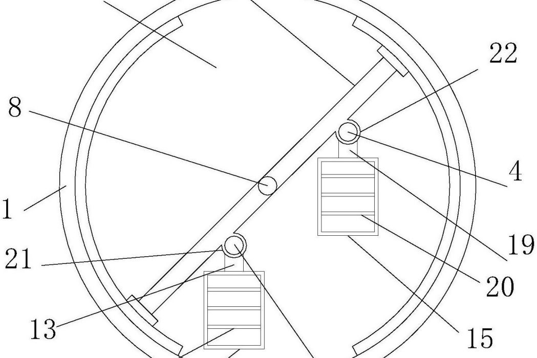 一種複合材料螺旋槳用旋轉加熱式固化爐