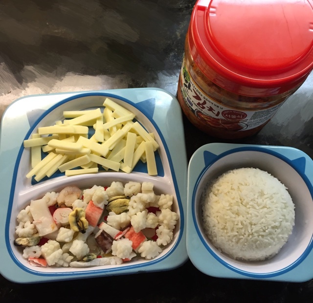 泡菜海鮮焗飯