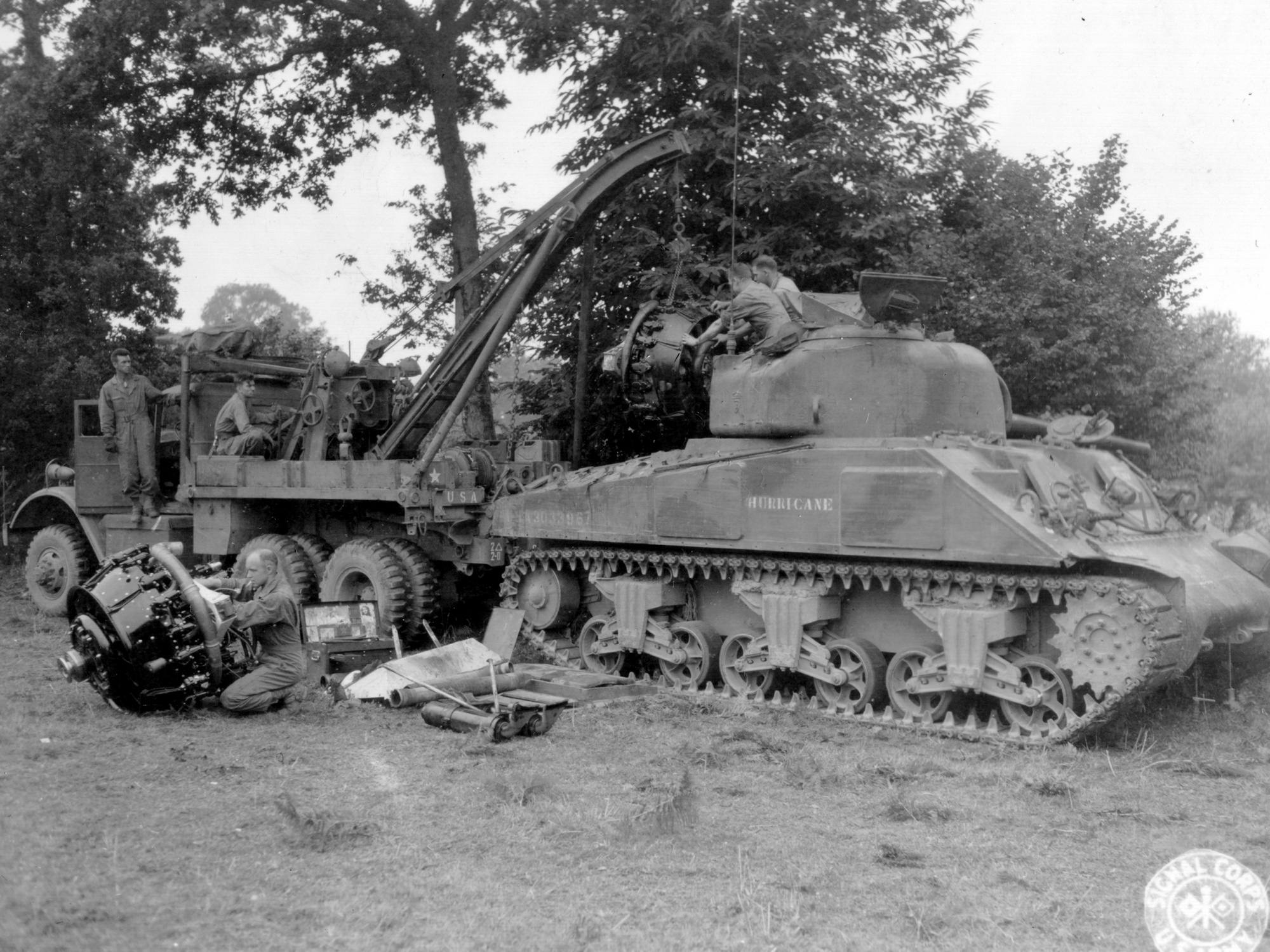 M4中型坦克換裝發動機