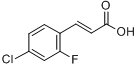 4-氯-2-氟肉桂酸