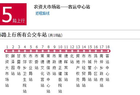 常德公交5路