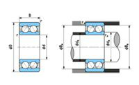 NACHI 5208A-2NS軸承