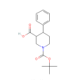 反式-N-BOC-4-苯基哌啶-3-甲酸