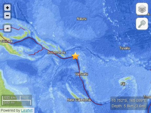 2·6索羅門群島地震