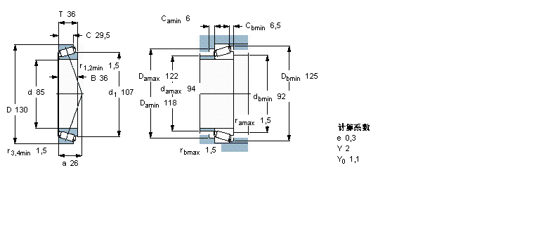 SKF 33017/Q軸承