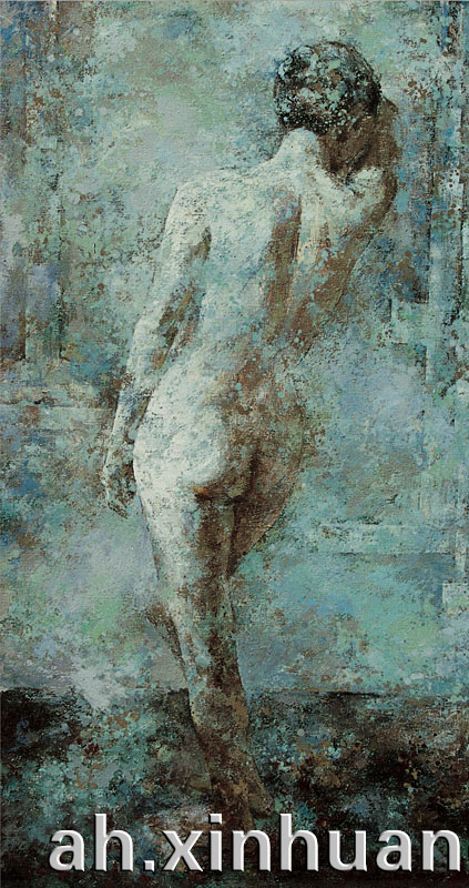 女人體/布面油畫170cm×90cm