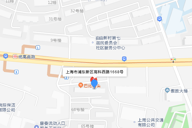 高科西路1668號